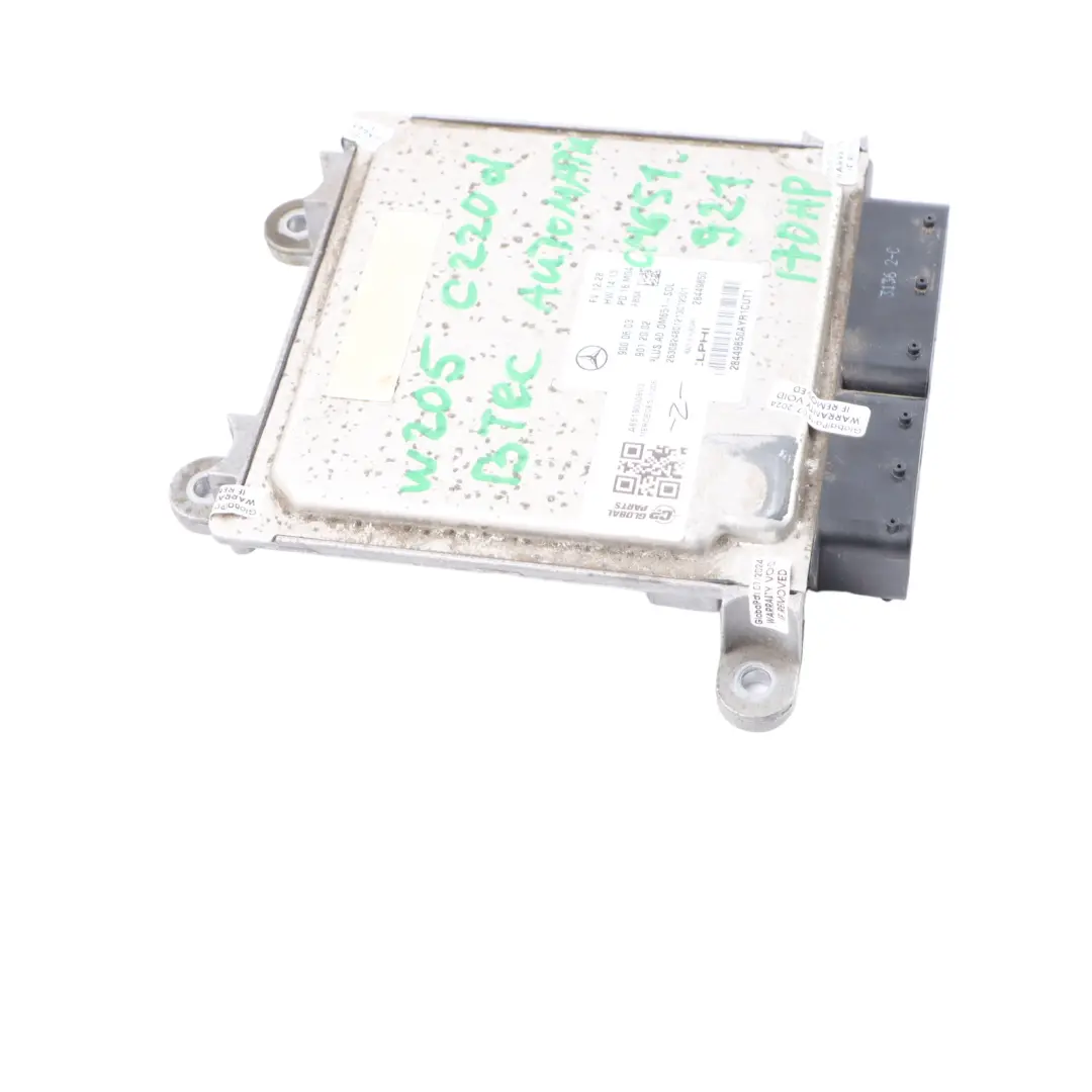 Mercedes W205 220d BlueTec 651.921 170HP Engine Control Unit ECU A6519000603