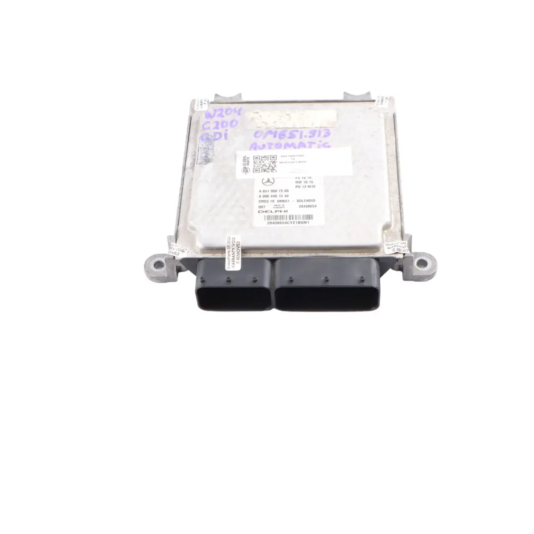 Mercedes W204 C200 CDI 651.913 136HP Engine Unit ECU Kit A6519007500 Automatic
