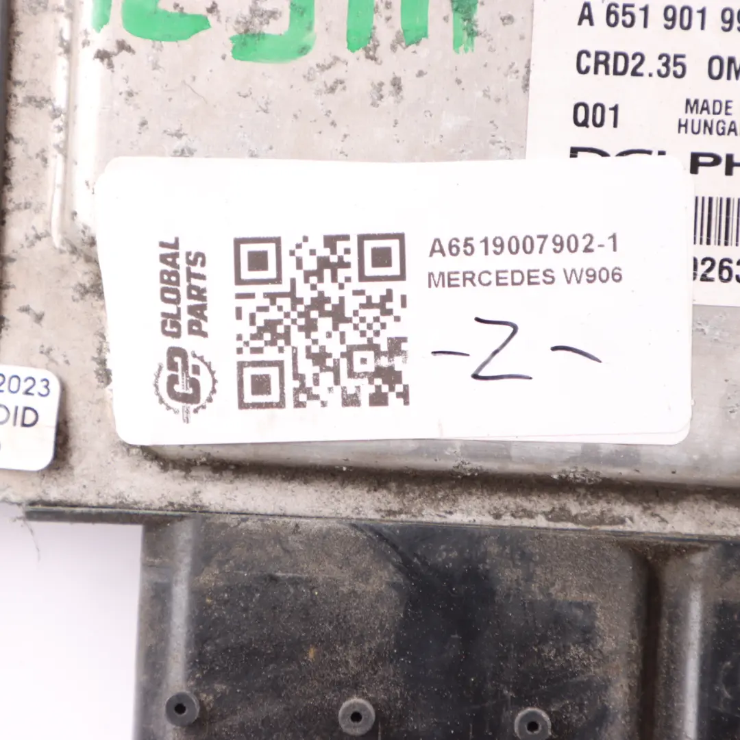 Mercedes W906 313CDi OM651.955 129HP Engine Unit ECU Kit A6519007902 Key Lock