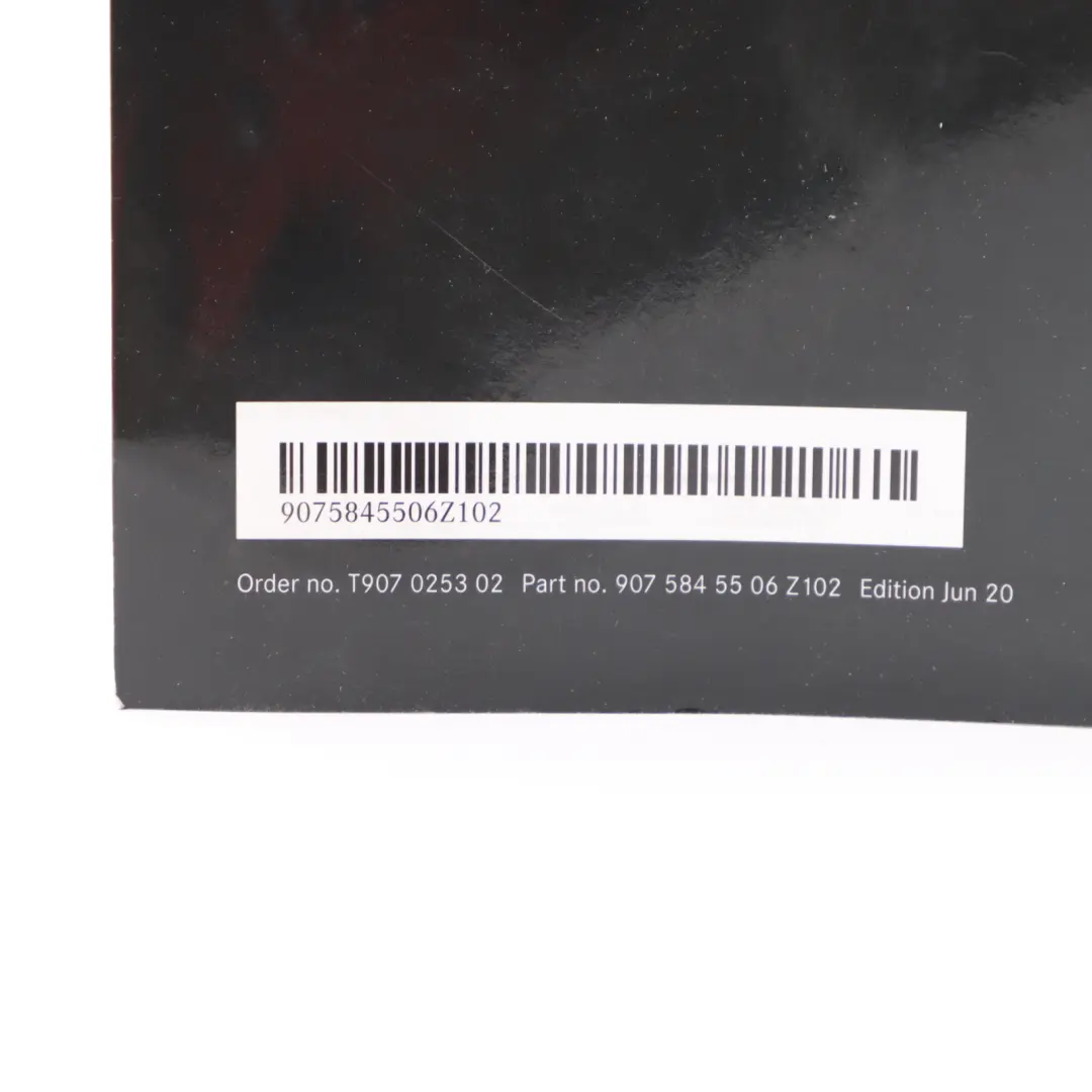 Mercedes Sprinter W907 Owner's Manual Service Booklet Fuse Diagram A9075845506