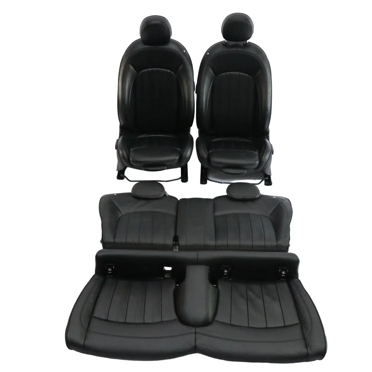 Mini F56 Sport Seats Seat Set Front Rear Yours Leather Lounge Carbon Black