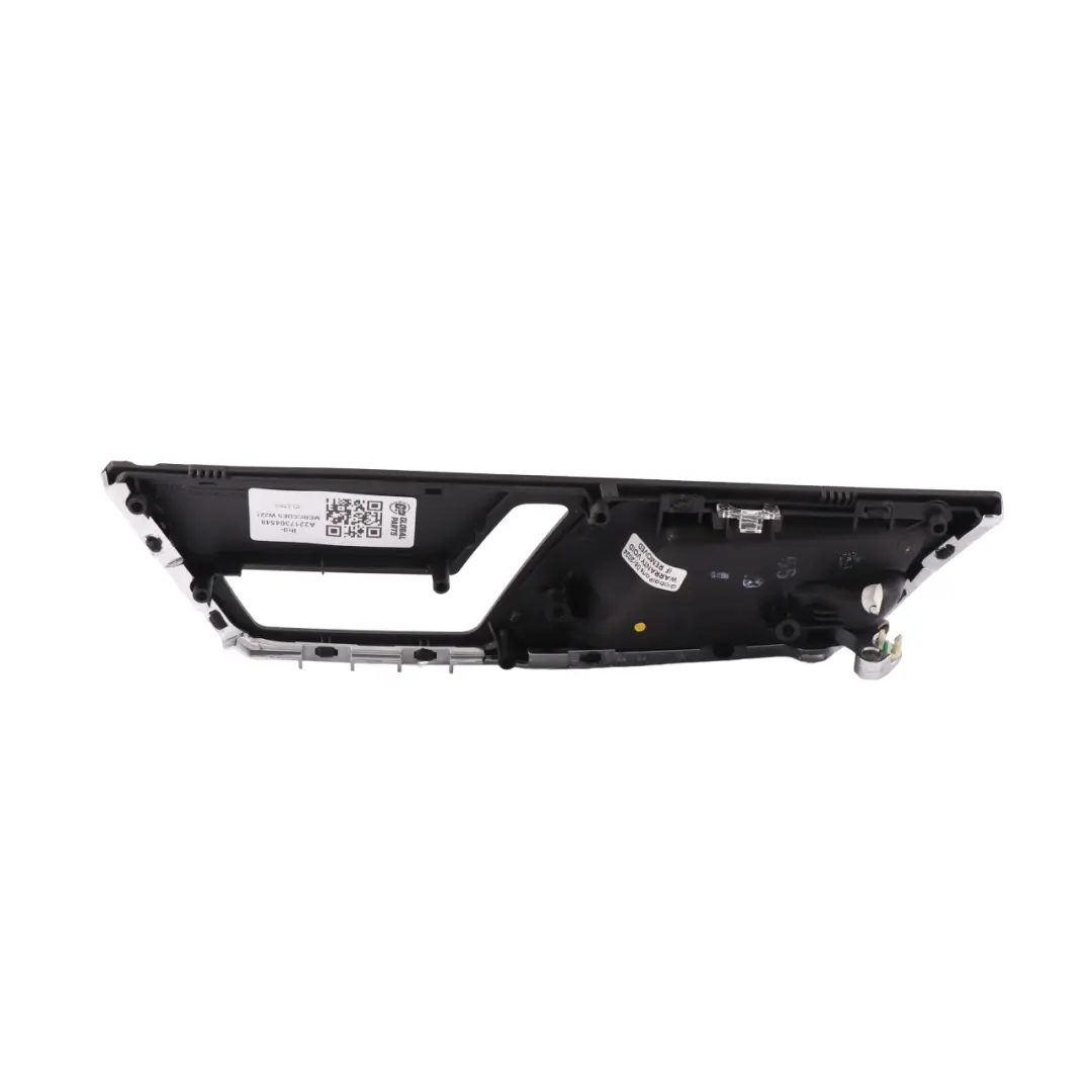 Mercedes W221 Tapa manija tarjeta puerta interior trasera izquierda A2217304548