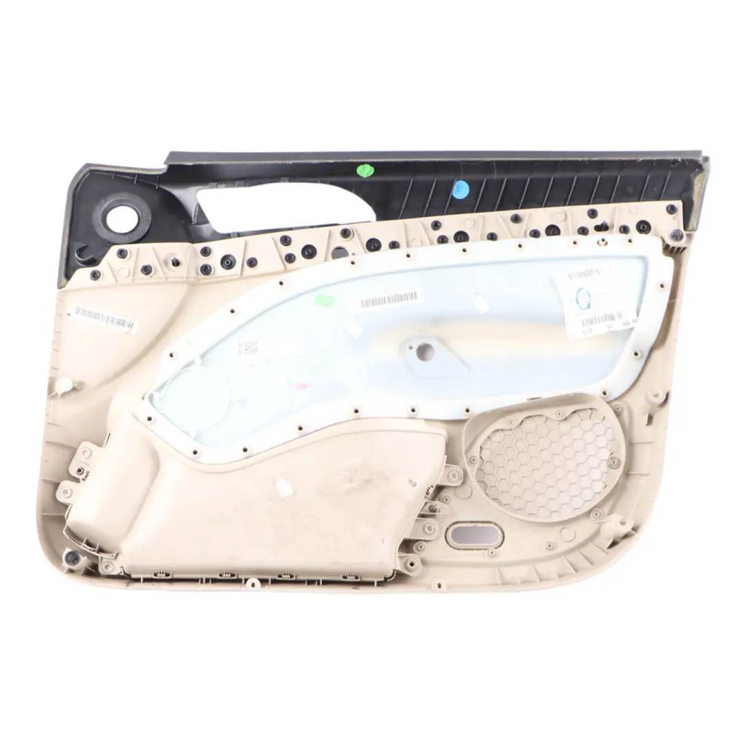 Skoda Octavia II Door Card Front Left N/S Trim Panel Leather Ivory 1Z2867011BS