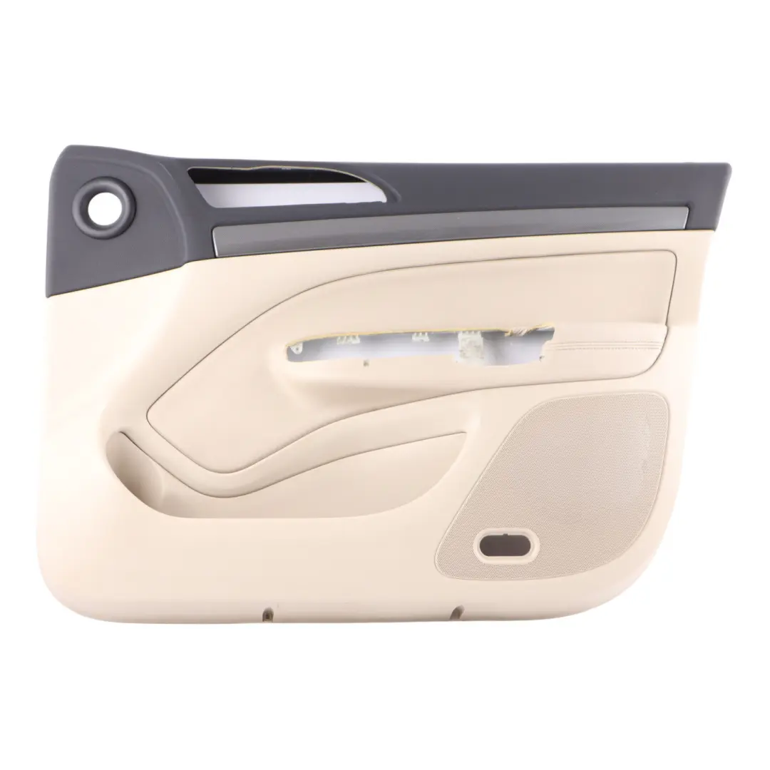 Skoda Octavia II Door Card Front Right O/S Trim Panel Leather Ivory 1Z2867012BS