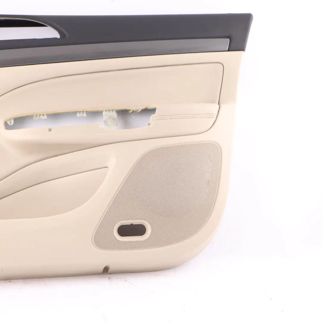 Skoda Octavia II Door Card Front Right O/S Trim Panel Leather Ivory 1Z2867012BS