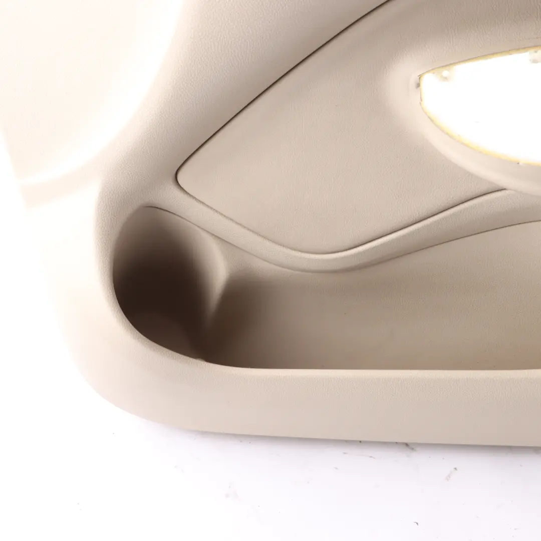Skoda Octavia II Door Card Front Right O/S Trim Panel Leather Ivory 1Z2867012BS