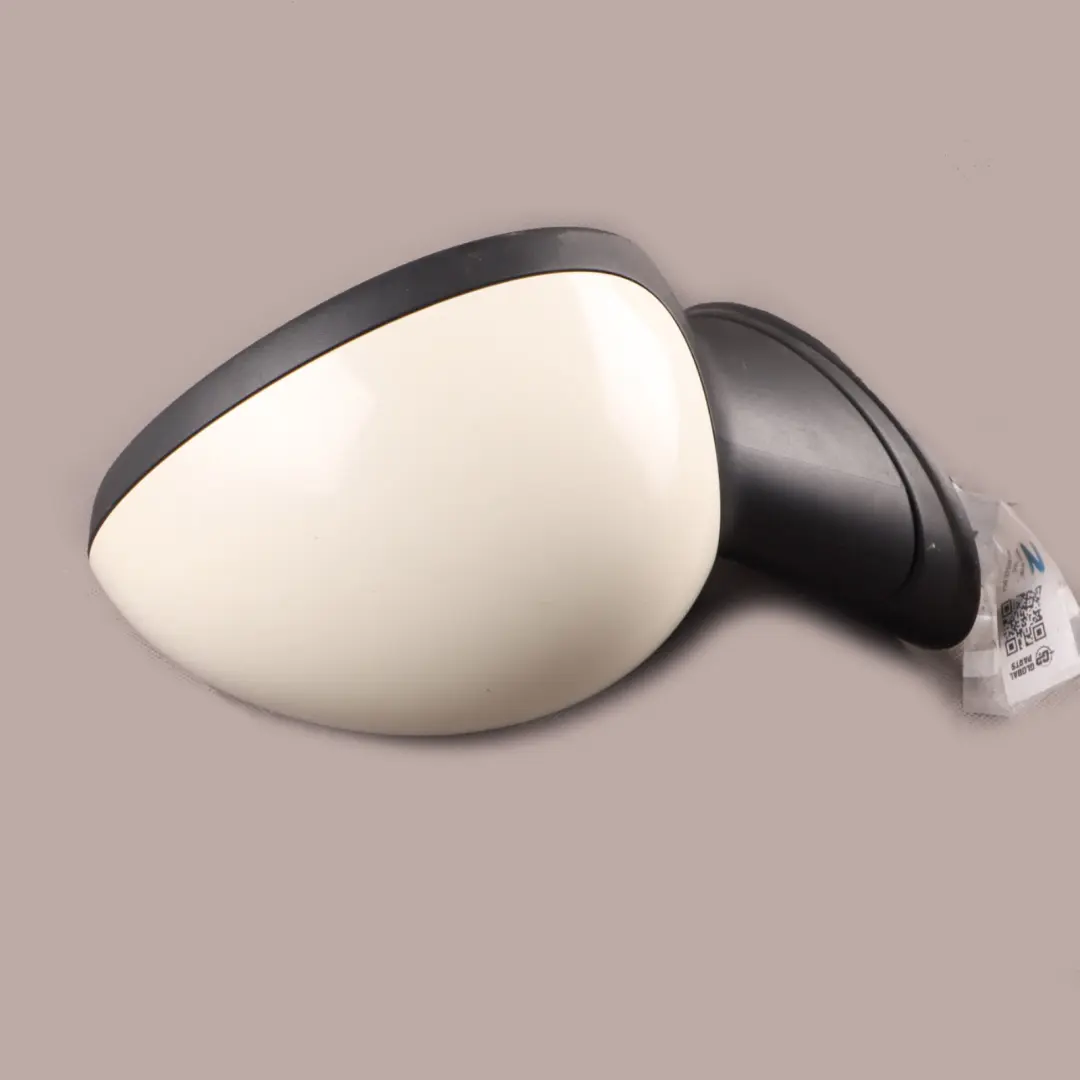 Mini Cooper R55 R56 Right Heated Door Wing Mirror O/S Pepper White 850