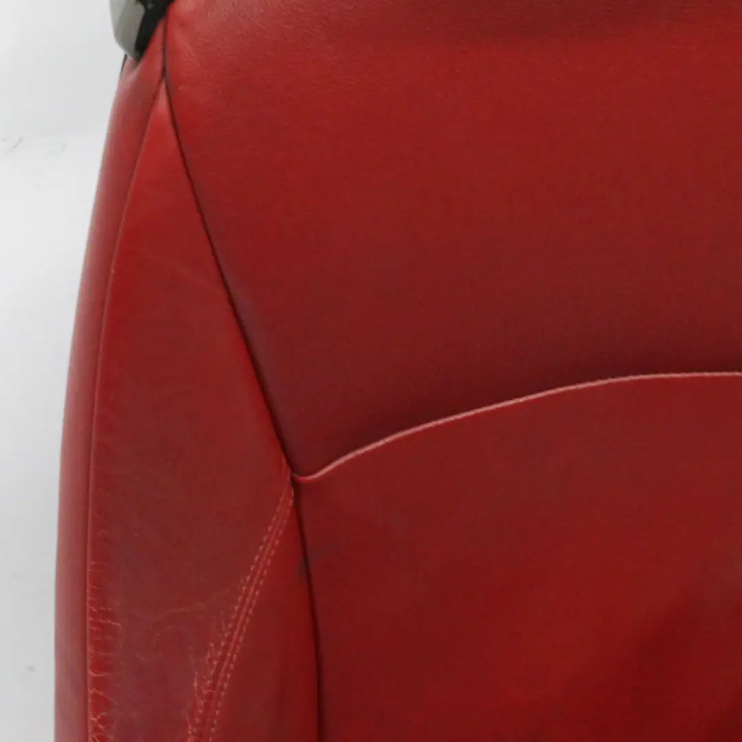 Front Seat BMW Z4 E85 E86 Cabrio Roadster Right O/S Red Leather Oregon Memory