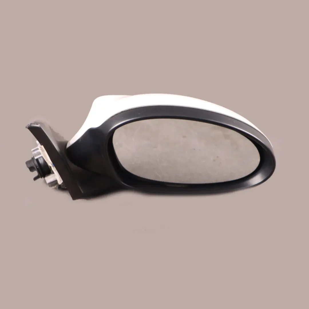 Wing Mirror BMW E81 E82 E88 Heated Outside Right O/S Alpinweiss White - 300