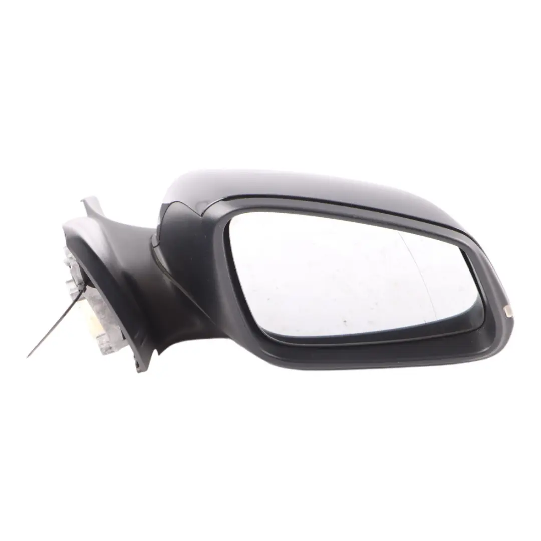 BMW F20 Wing Mirror Heated Right Door O/S Outside 6 Pins Schwarz 2 Black 668