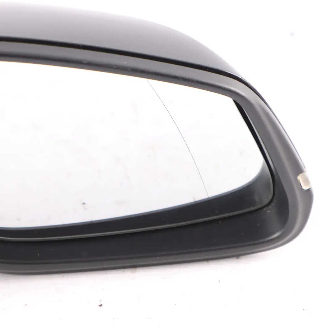 BMW F20 Wing Mirror Heated Right Door O/S Outside 6 Pins Schwarz 2 Black 668