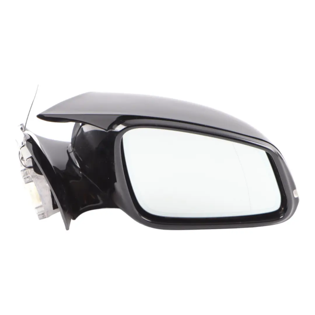 BMW F20 Wing Mirror Right O/S High Gloss Heated Auto Dip Black 5 Pins 7242824