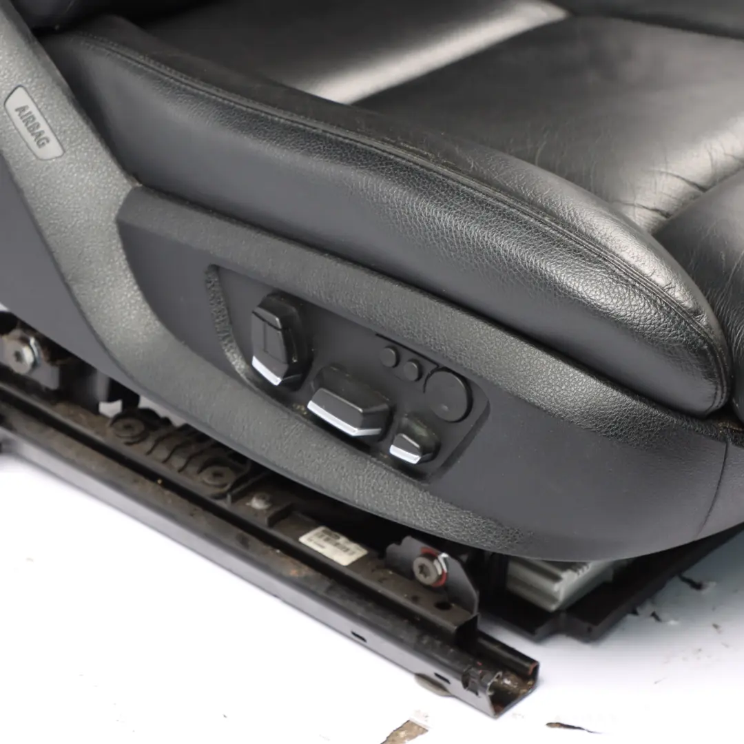BMW F02 Front Comfort Seat Memory Screen Heated Right O/S Leather Dakota Black 