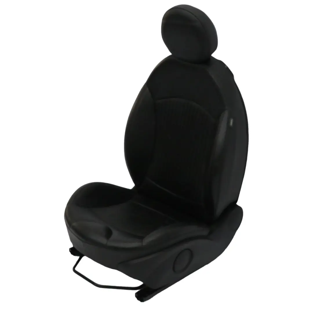 Front Seat MINI R56 R57 LCI Left N/S Side Sport Carbon Black Leather Punch 