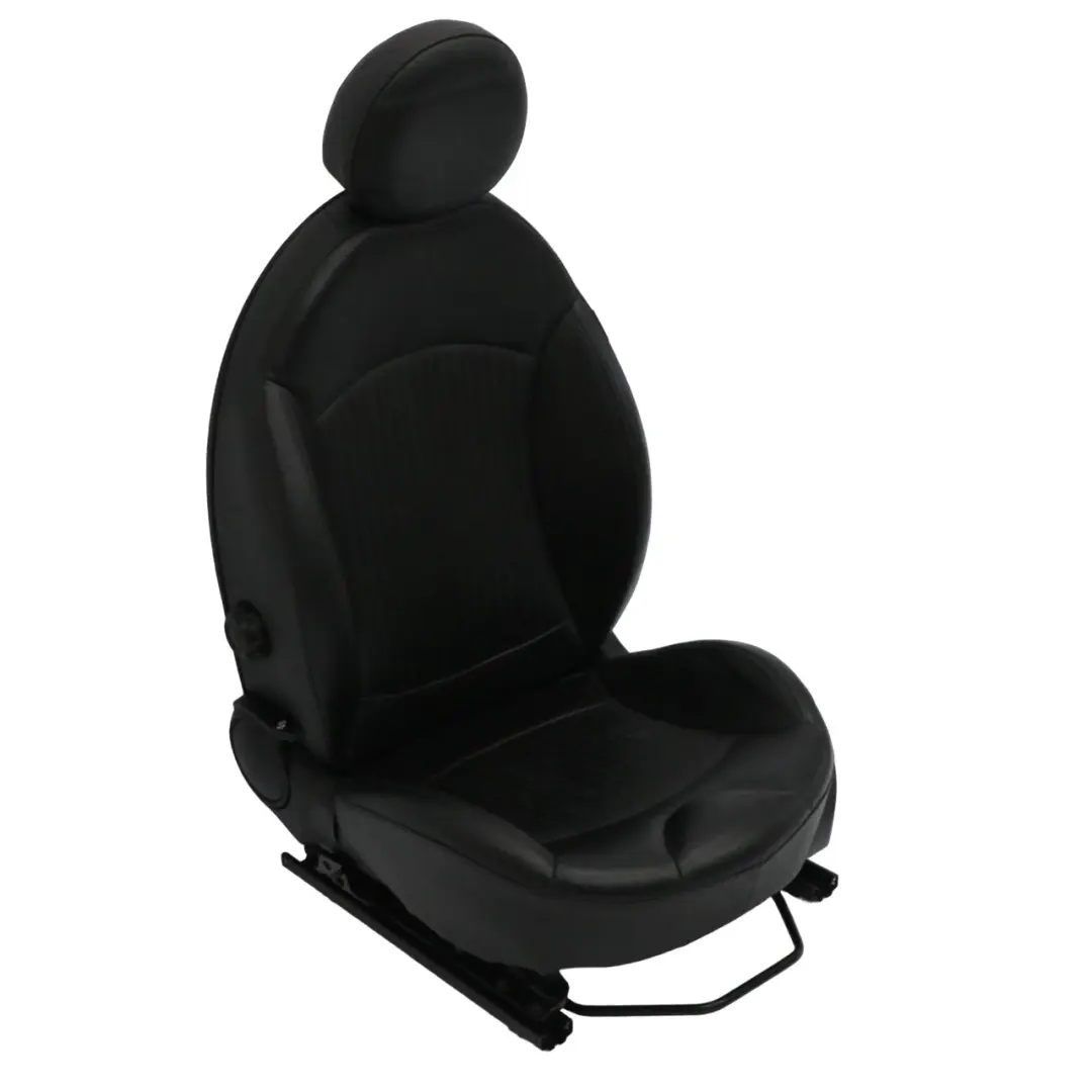 Front Seat MINI R56 R57 LCI Left N/S Side Sport Carbon Black Leather Punch 