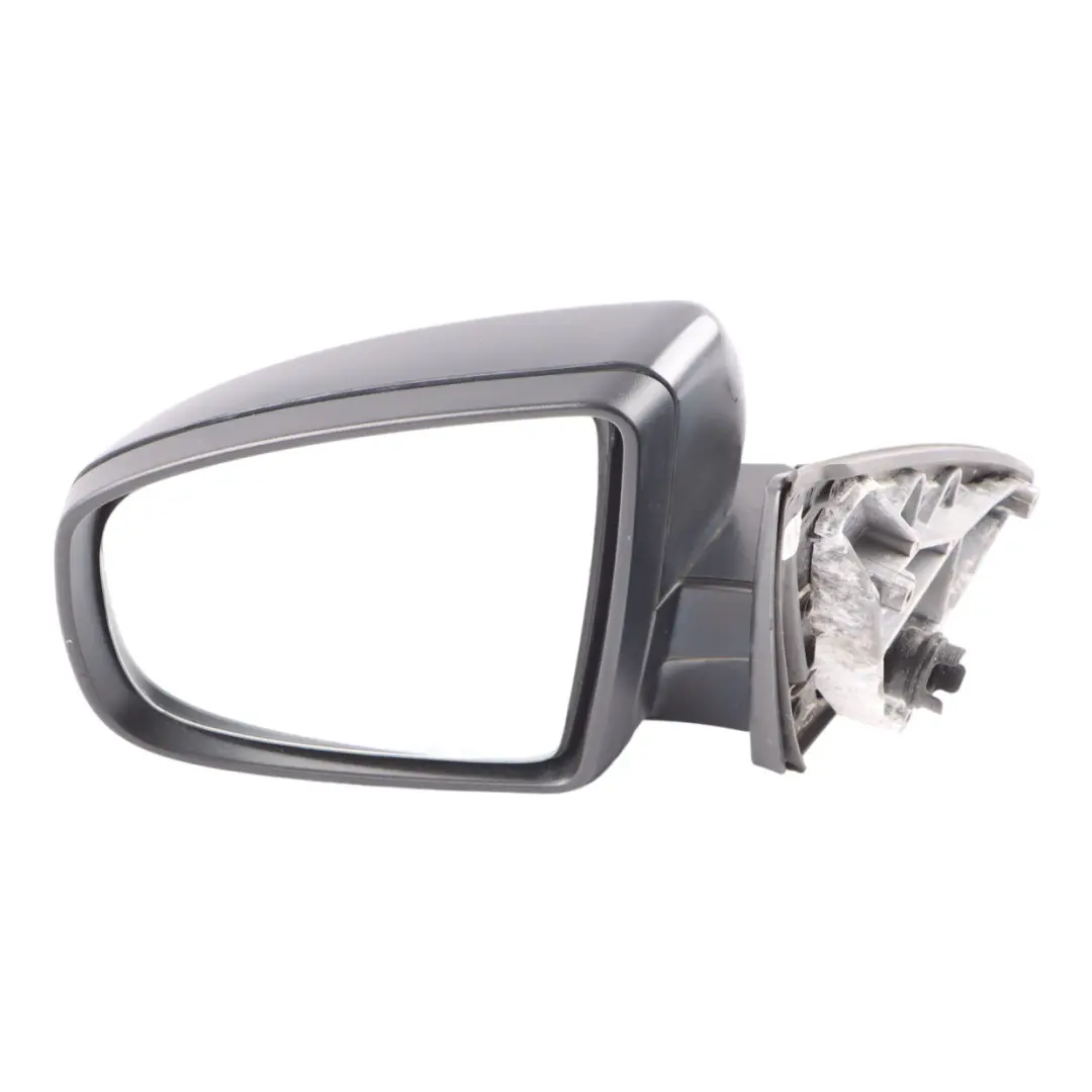 BMW X5 E70 Wing Mirror Outside Door Left N/S Black Sapphire Metallic 475 3 Pin