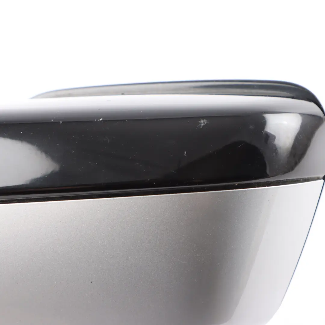 BMW F07 GT Auto Dip Wing Mirror Right O/S High Gloss Titan Silver - 354