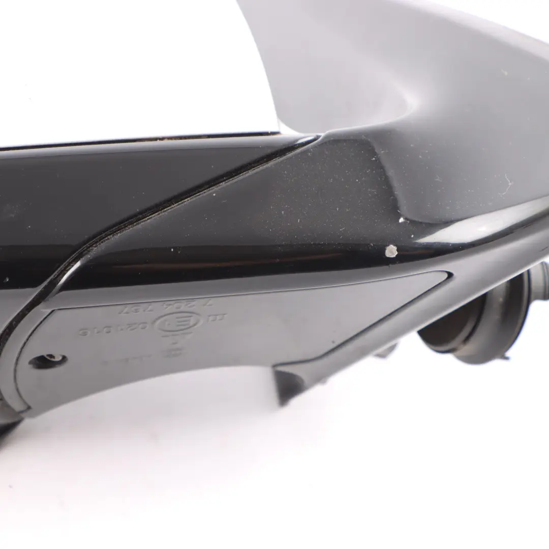 BMW F07 GT Auto Dip Wing Mirror Right O/S High Gloss Titan Silver - 354