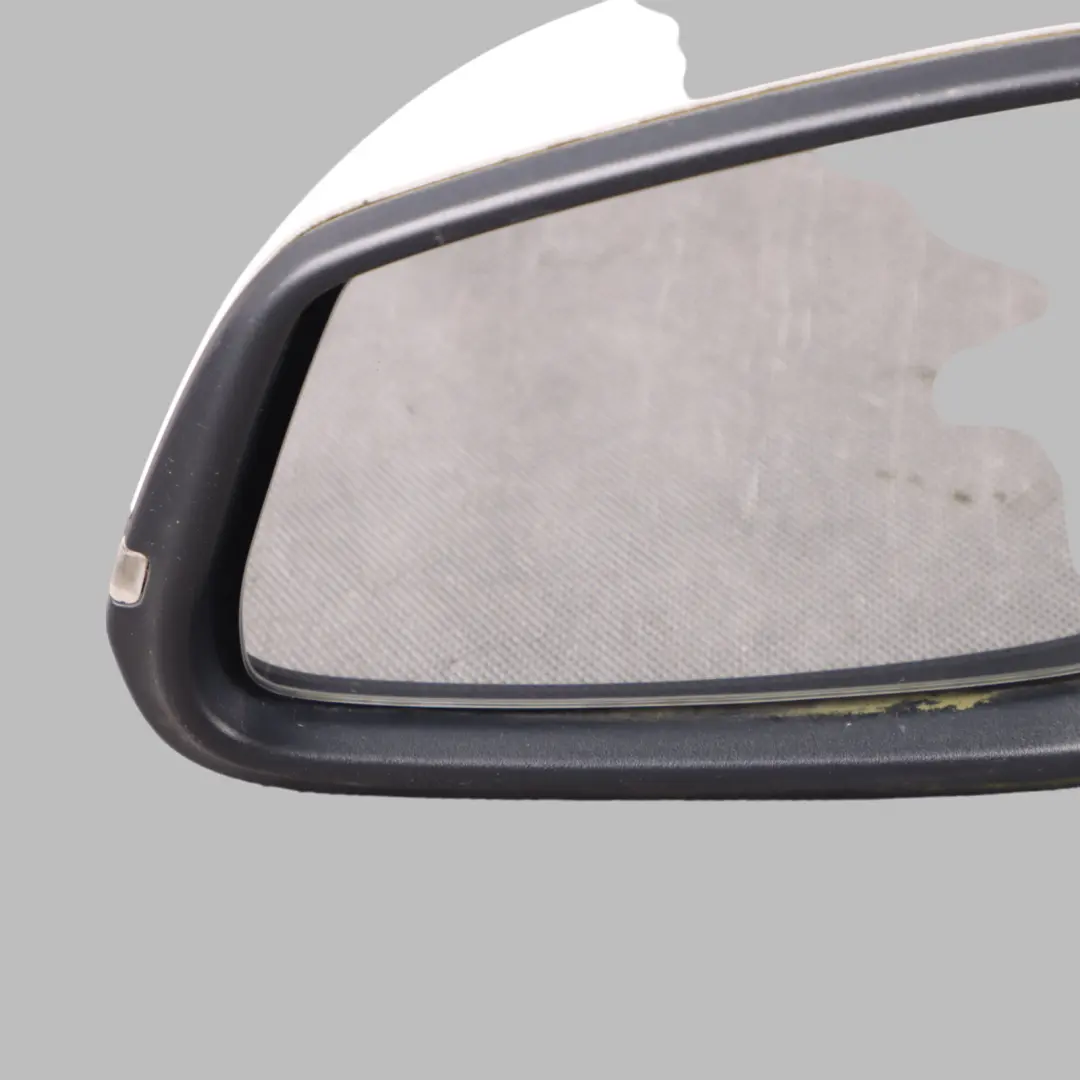 BMW X1 Series E84 Heated Left Wing Mirror N/S Door Mineral White Metallic A96