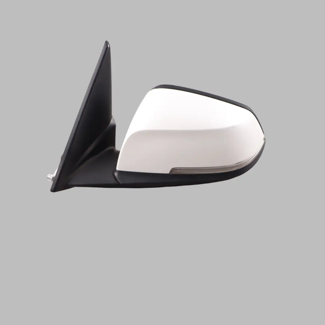 BMW X1 Series E84 Heated Left Wing Mirror N/S Door Mineral White Metallic A96