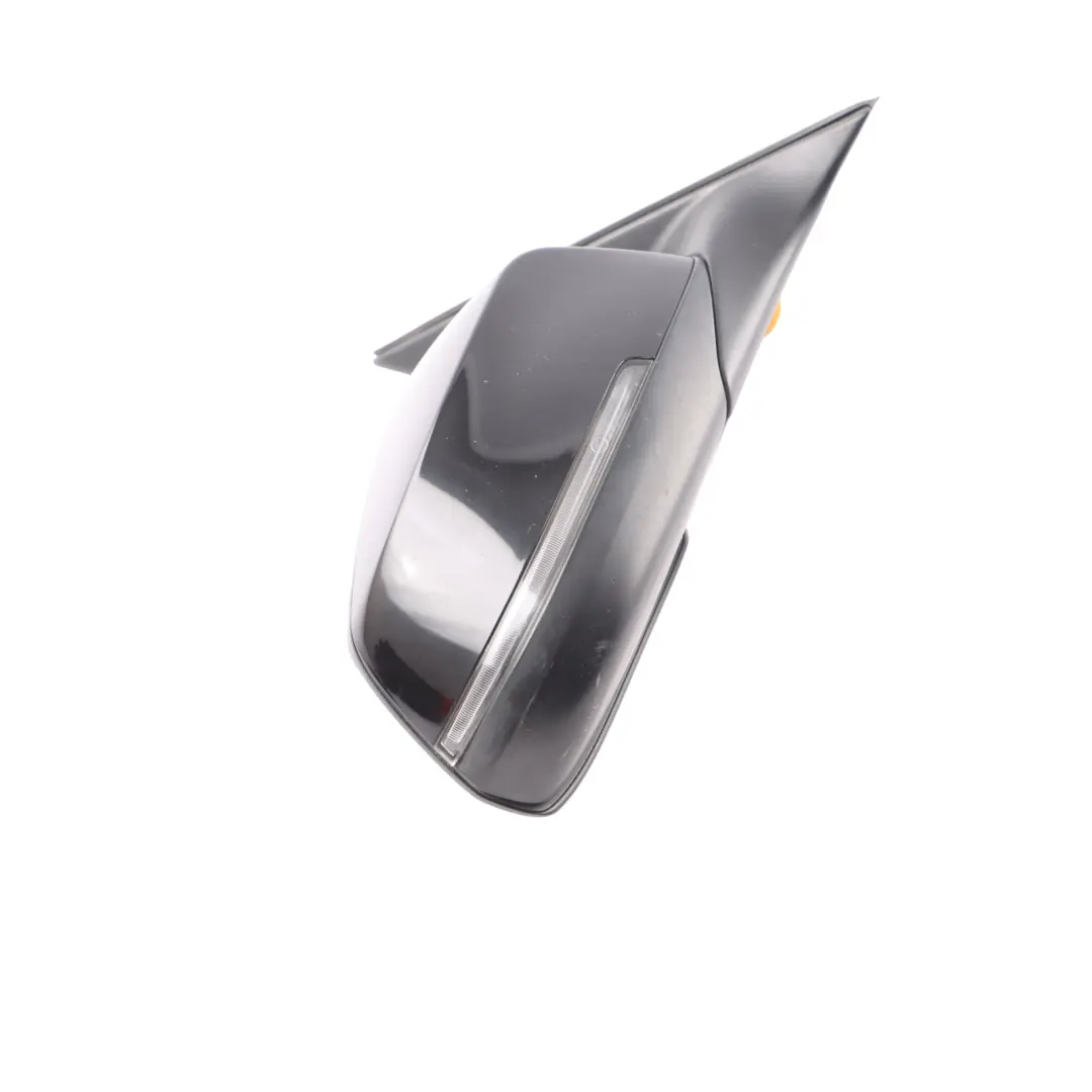 Wing Mirror BMW F10 F11 Heated Right Door O/S Outside Schwarz 2 Black 668