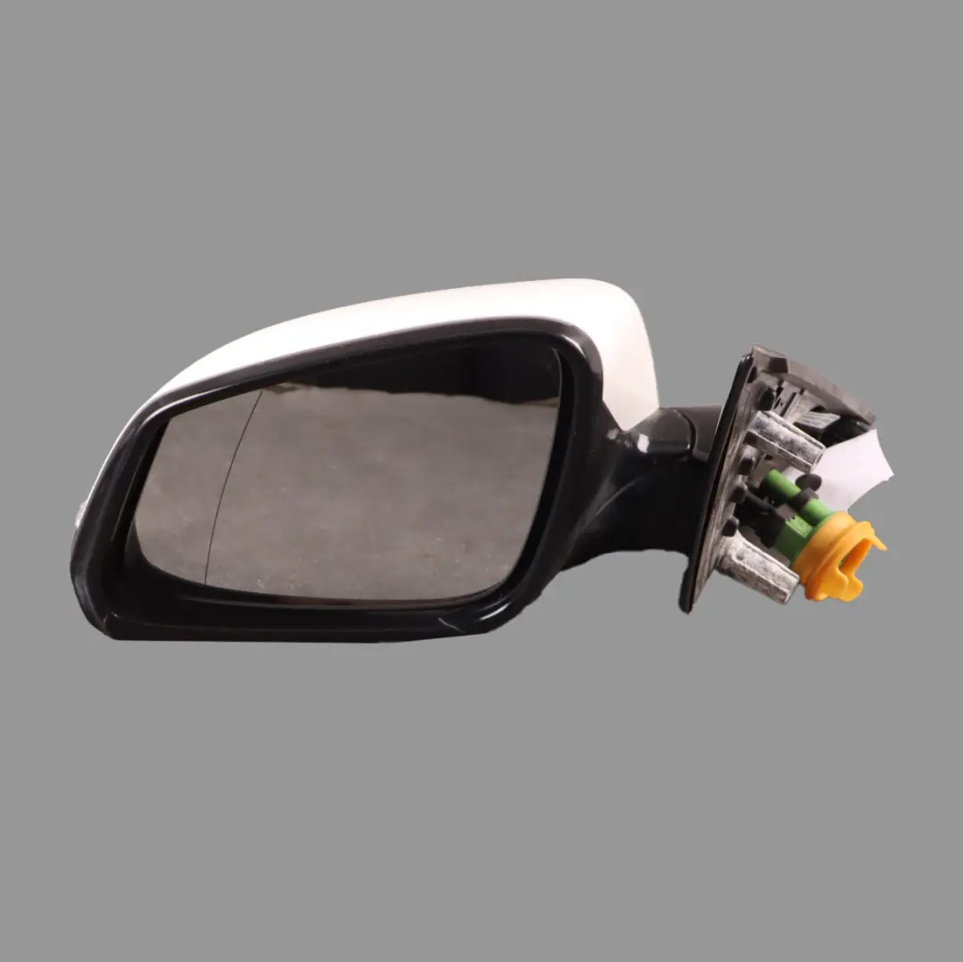 Wing Mirror BMW F10 F11 LCI Outside Door Left N/S Alpinweiss Alpine White - 300