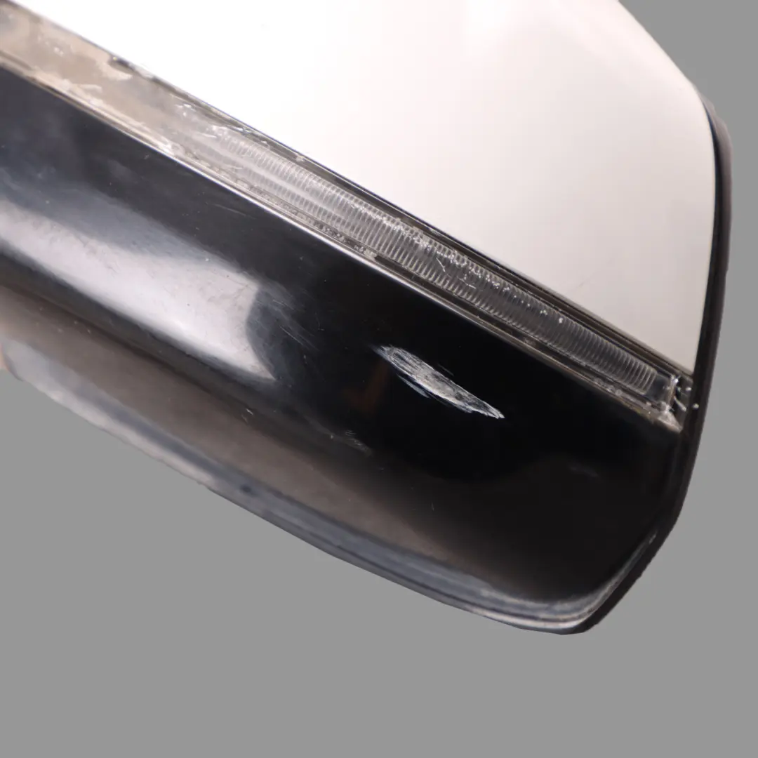 Wing Mirror BMW F10 F11 LCI Outside Door Left N/S Alpinweiss Alpine White - 300