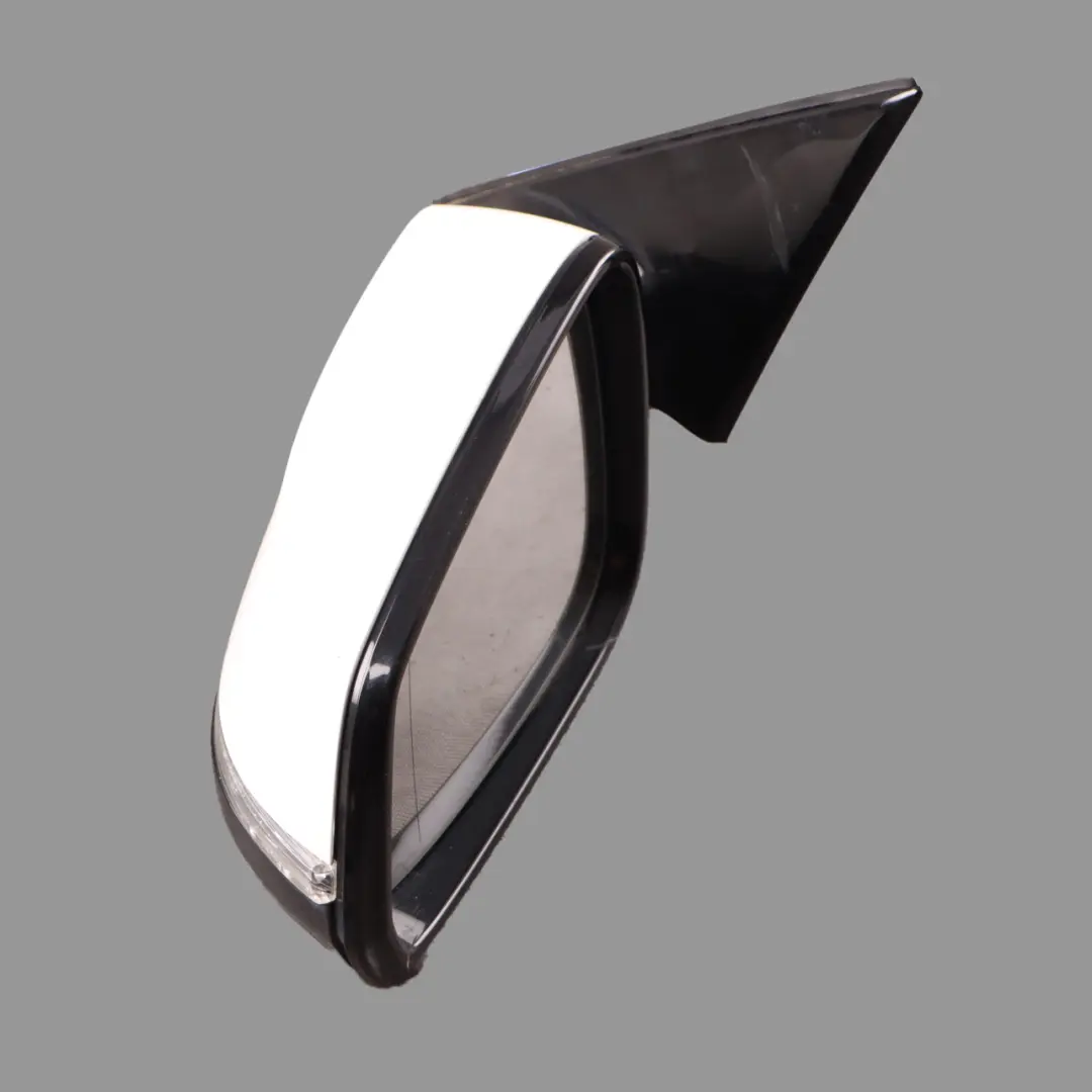 Wing Mirror BMW F10 F11 LCI Outside Door Left N/S Alpinweiss Alpine White - 300