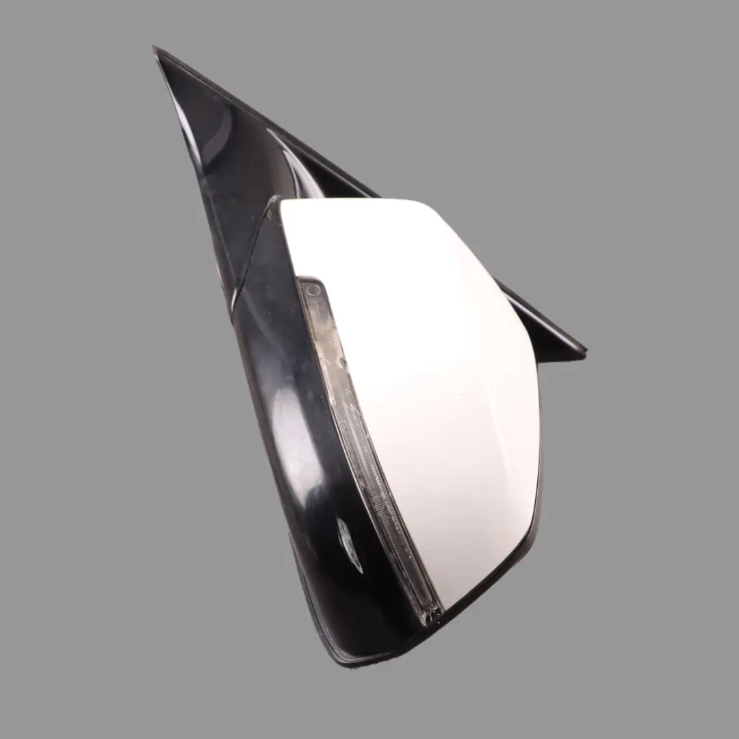 Wing Mirror BMW F10 F11 LCI Outside Door Left N/S Alpinweiss Alpine White - 300