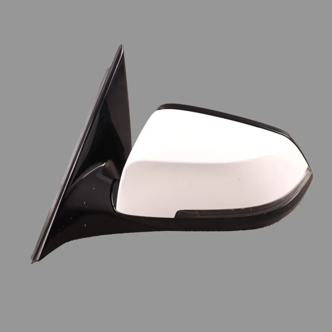 Wing Mirror BMW F10 F11 LCI Heated Left N/S Door Auto Dip Alpine White - 300