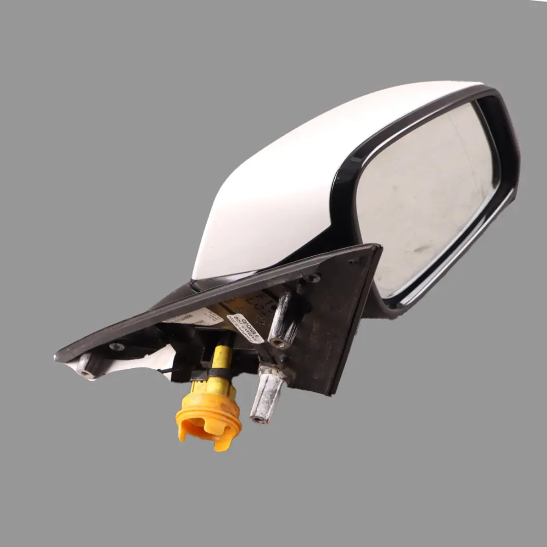 Wing Mirror BMW F10 F11 LCI Heated Right O/S Door Shadow Line Alpine White - 300