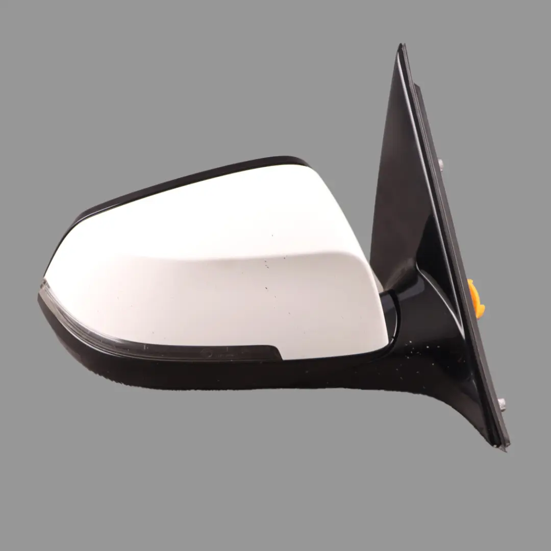 Wing Mirror BMW F10 F11 LCI Heated Right O/S Door Shadow Line Alpine White - 300