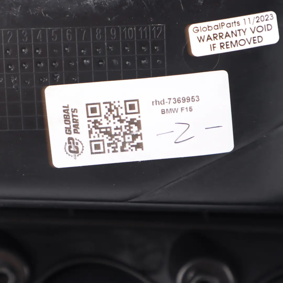 BMW X5 F15 Door Card Front Left N/S Lining Trim Leather Dakota Black 7369953