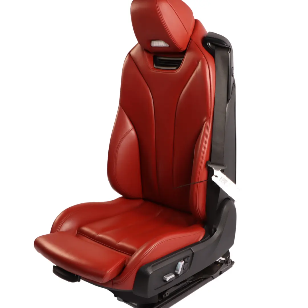 Leather Seat BMW F83 M4 M Sport Heated Front Left N/S Memory Sakhir Orange