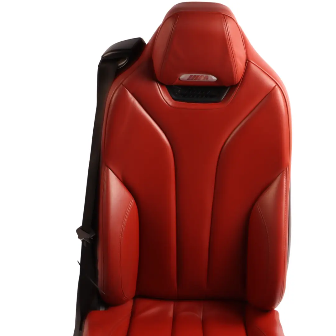 Leather Seat BMW F83 M4 M Sport Heated Front Right O/S Memory Sakhir Orange