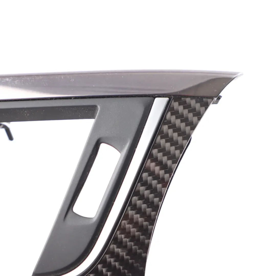 BMW F30 F80 F83 Interior Panel Trim Cover Carbon Fibre Black 8068608