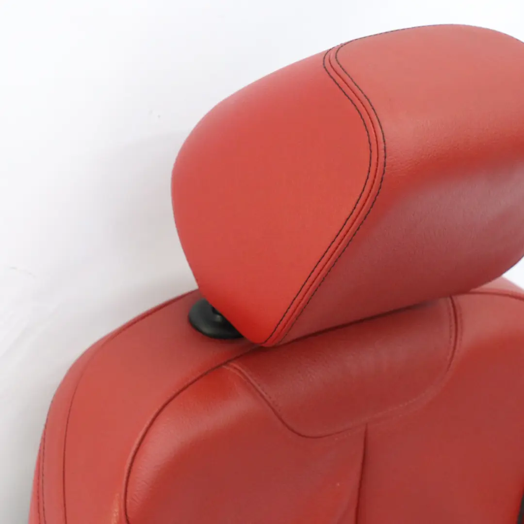 BMW F30 F31 Front Right Sport Seat O/S Cover Coral Red Leather Dakota Memory