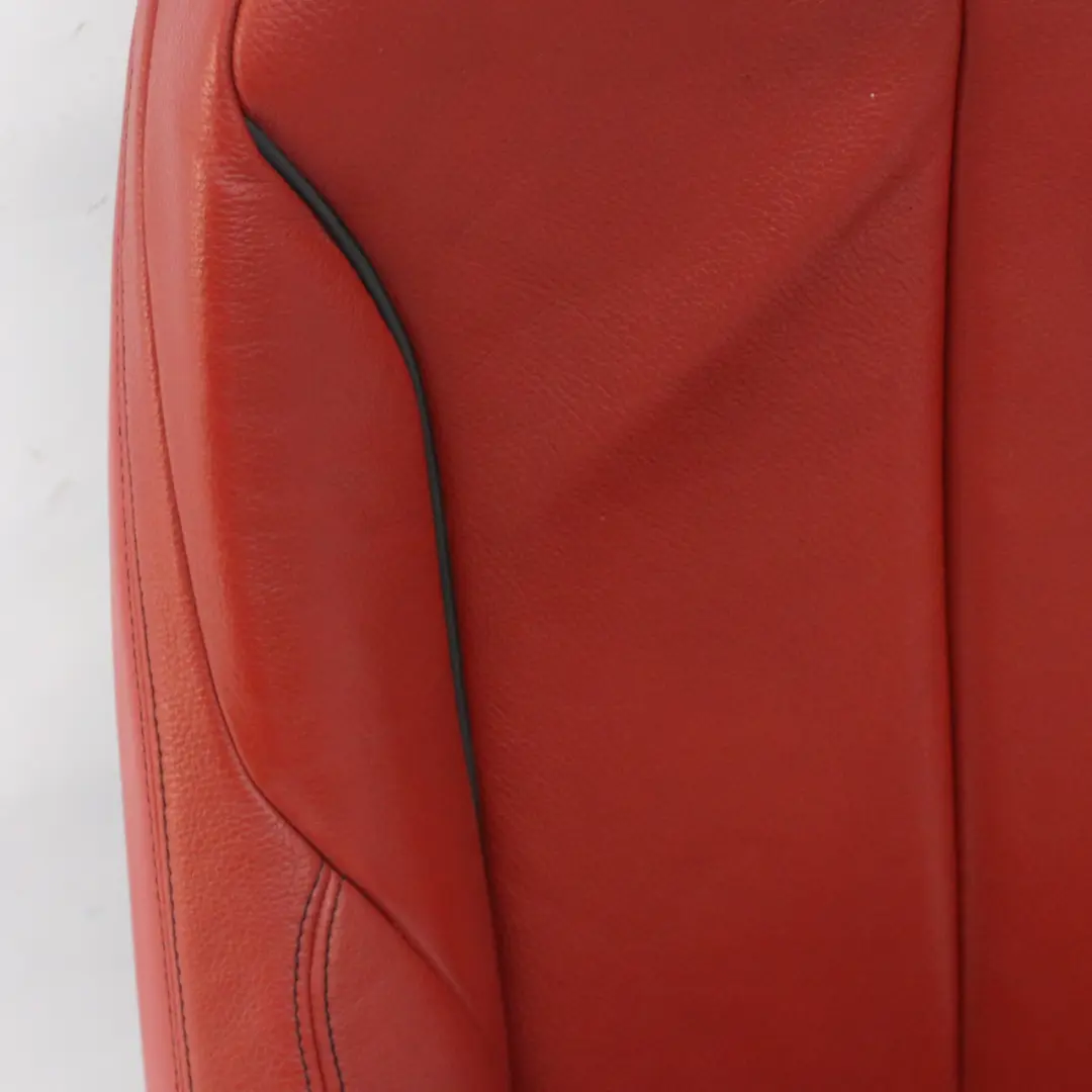 BMW F30 F31 Front Right Sport Seat O/S Cover Coral Red Leather Dakota Memory