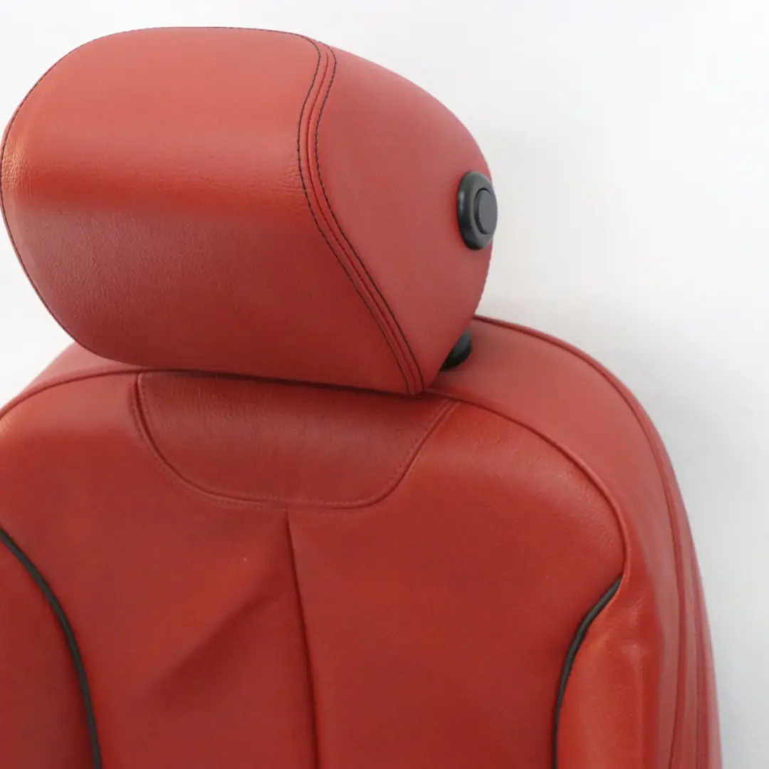 BMW F30 F31 Front Right Sport Seat O/S Cover Coral Red Leather Dakota Memory