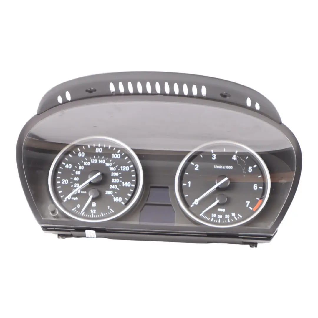 BMW E60 E61 Petrol Instrument Cluster Speedo Clocks MPH Manual 9177252