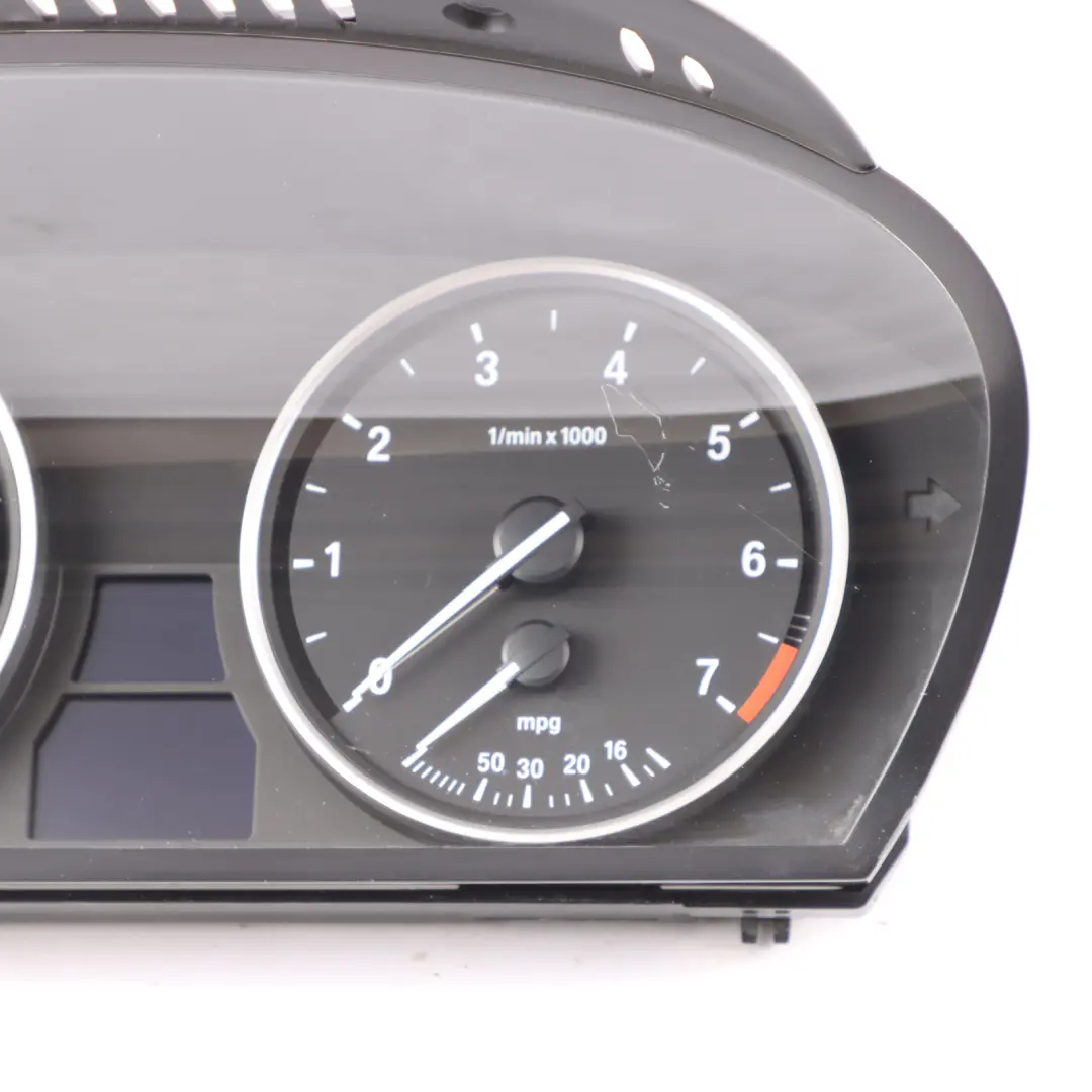 BMW E60 E61 Petrol Instrument Cluster Speedo Clocks MPH Manual 9177252