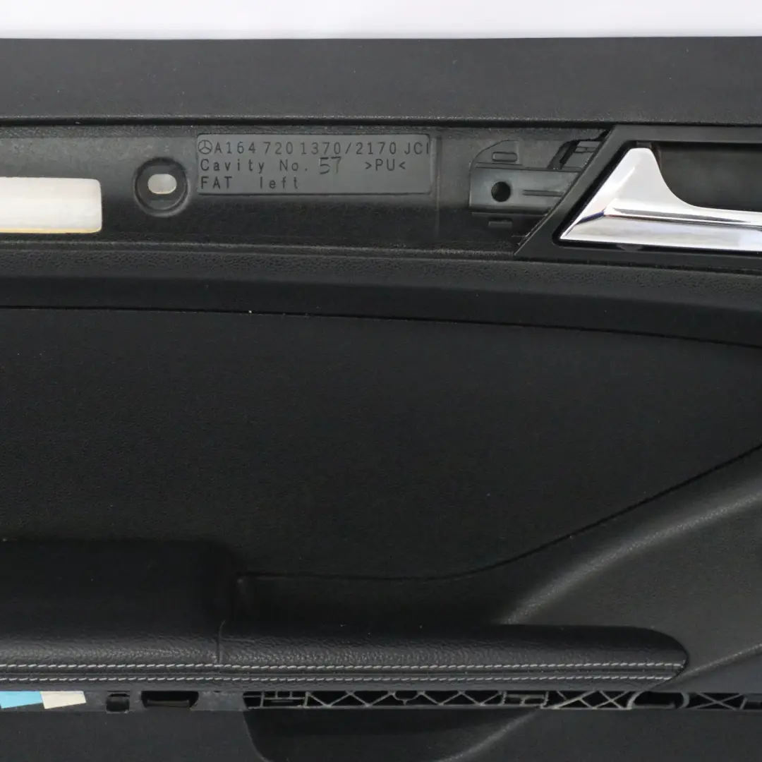 Mercedes ML W164 Door Card Front Left N/S Trim Cover Panelling Black A1647202170