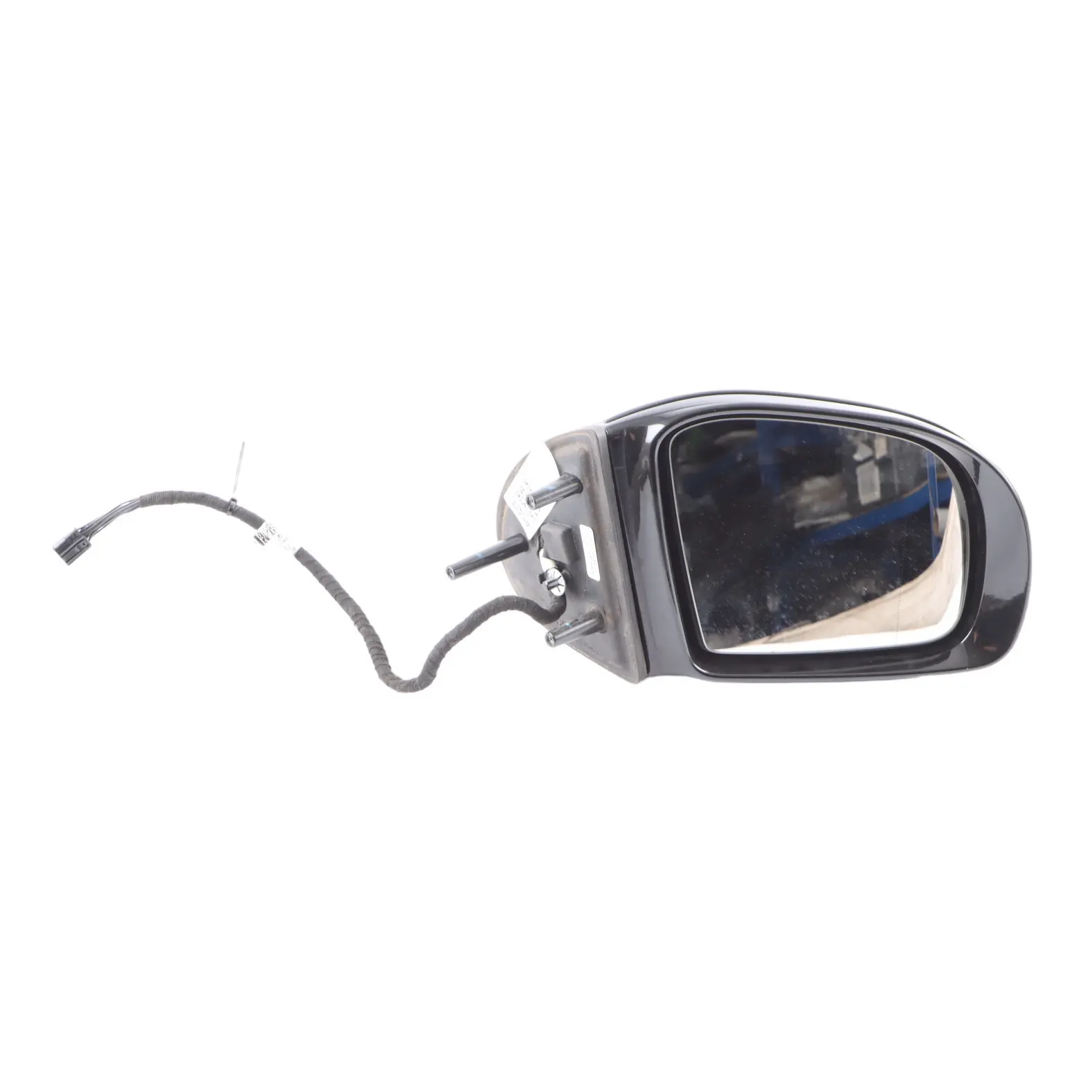 Mercedes ML W164 Wing Mirror Right O/S Power Fold Obsidian Black Metallic - 197