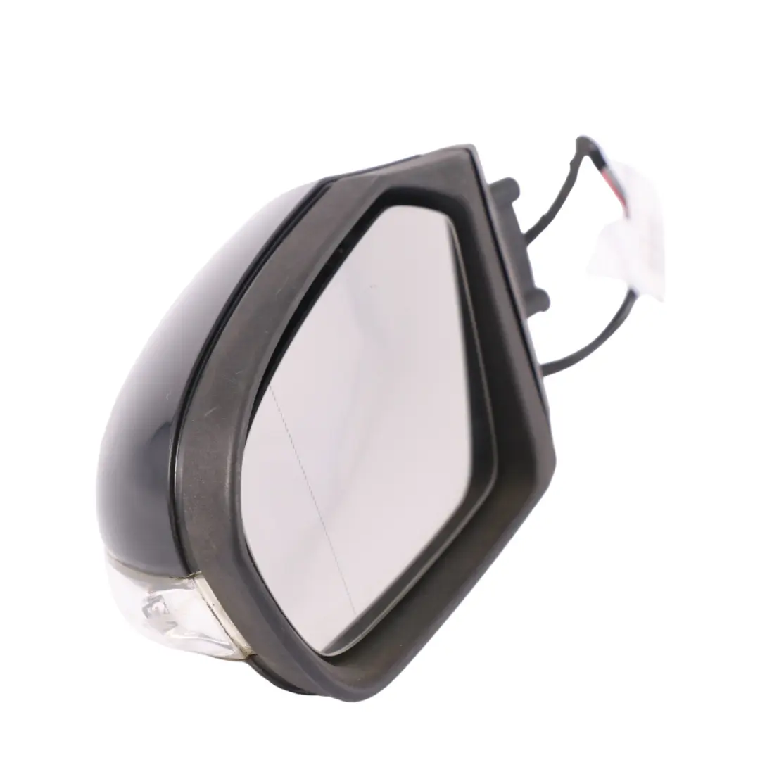 Wing Mirror Mercedes W169 W245 Left N/S Door Outside Night Black Metallic - 696