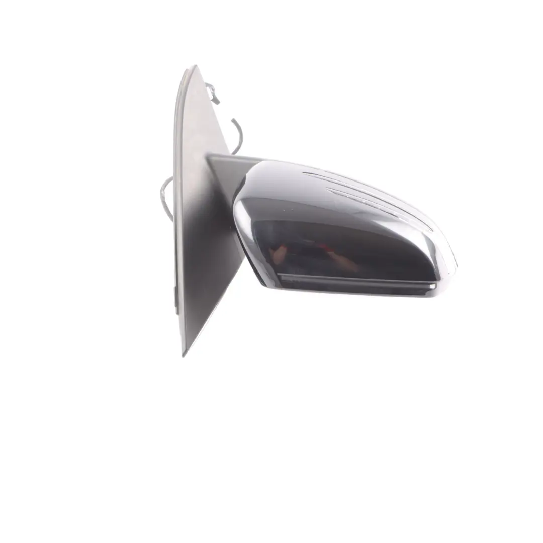 Mercedes W176 Wing Mirror Door Right O/S Outside Night Black - 696