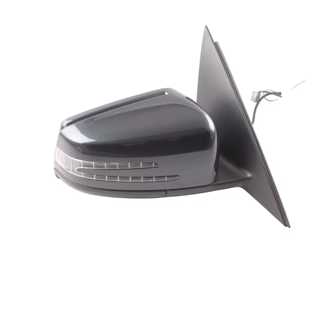 Mercedes W204 Wing Mirror Exterior Door Right O/S Magnetite Black Metallic - 183