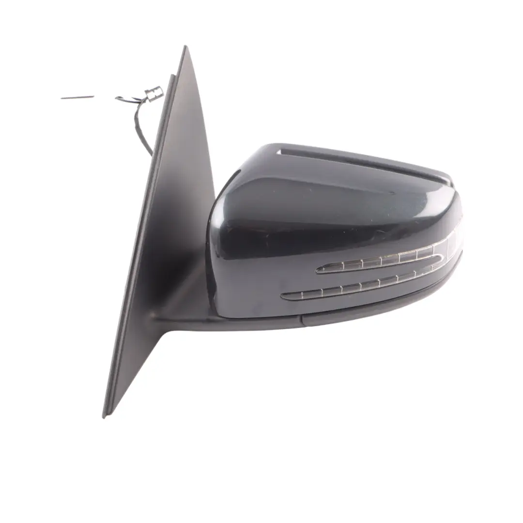 Mercedes W204 Wing Mirror Door Left N/S Auto Dip Magnetite Black Metallic - 183