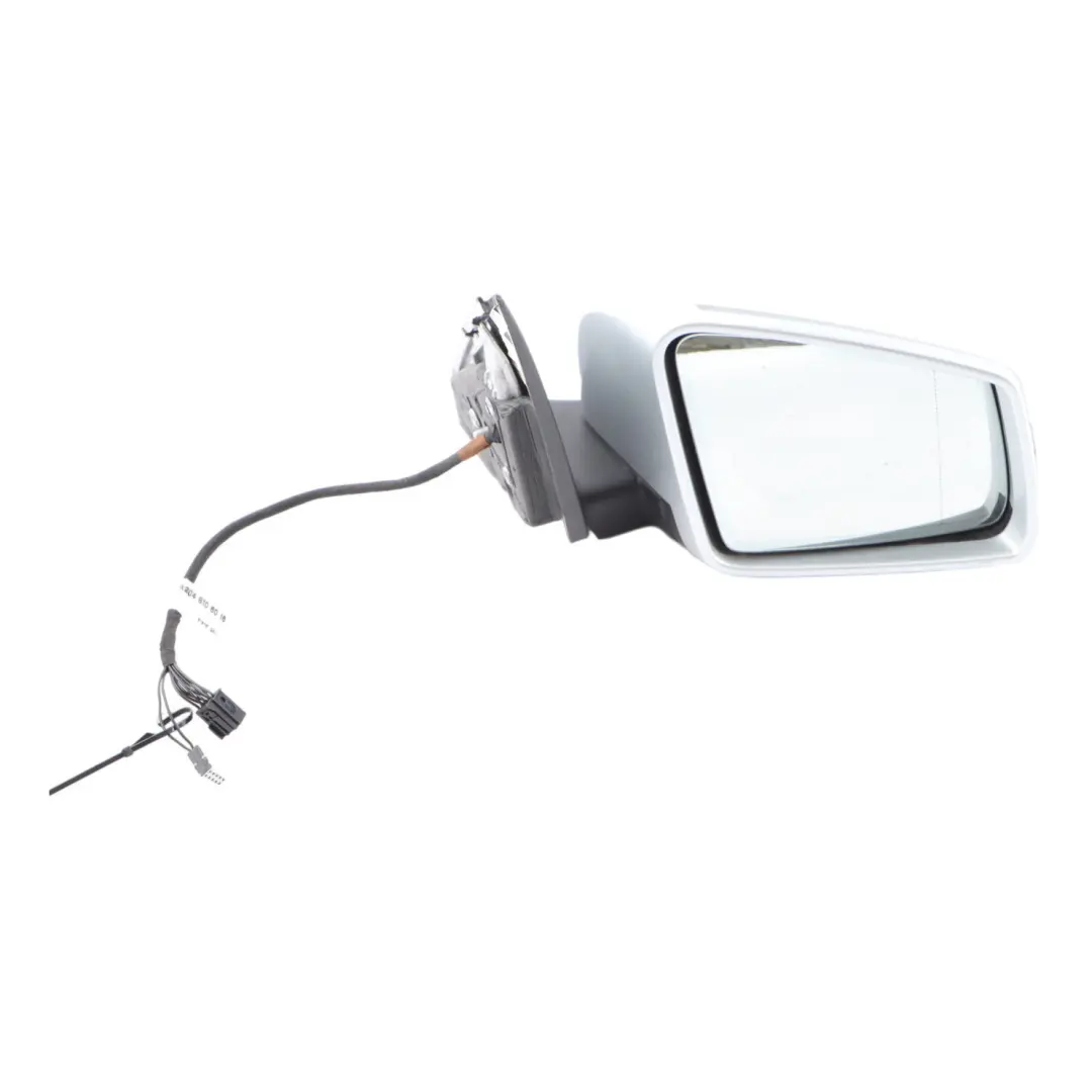 Mercedes W204 Wing Mirror Power Fold Door Right O/S Outside Iridium Silver - 775