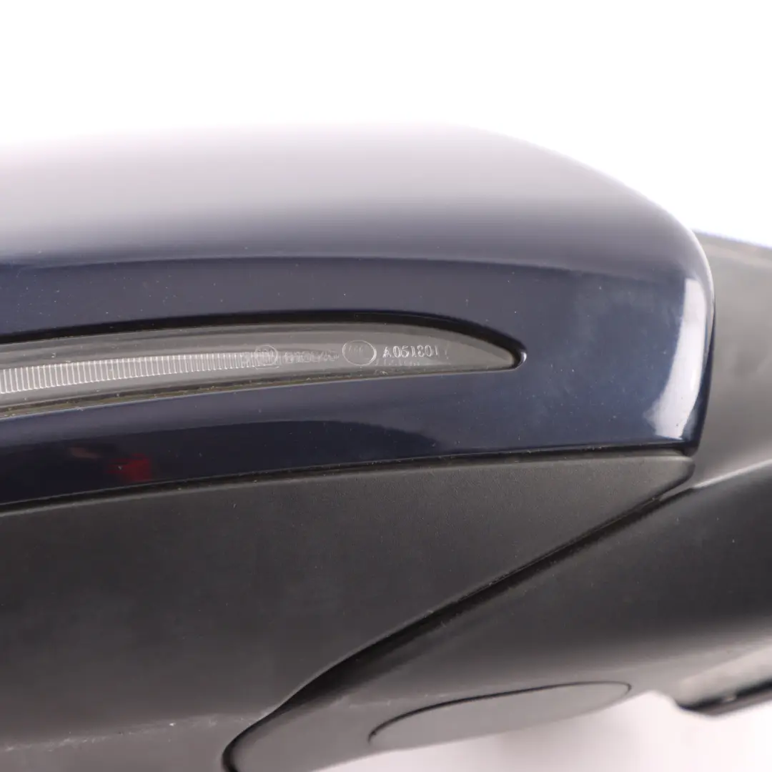 Mercedes W205 Wing Mirror Door Right O/S Cavansite Blue - 890