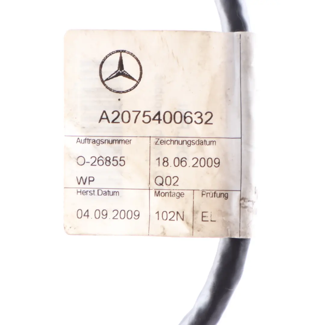 Mercedes C207 Head Unit Navigation Display Media Cable A2075400632